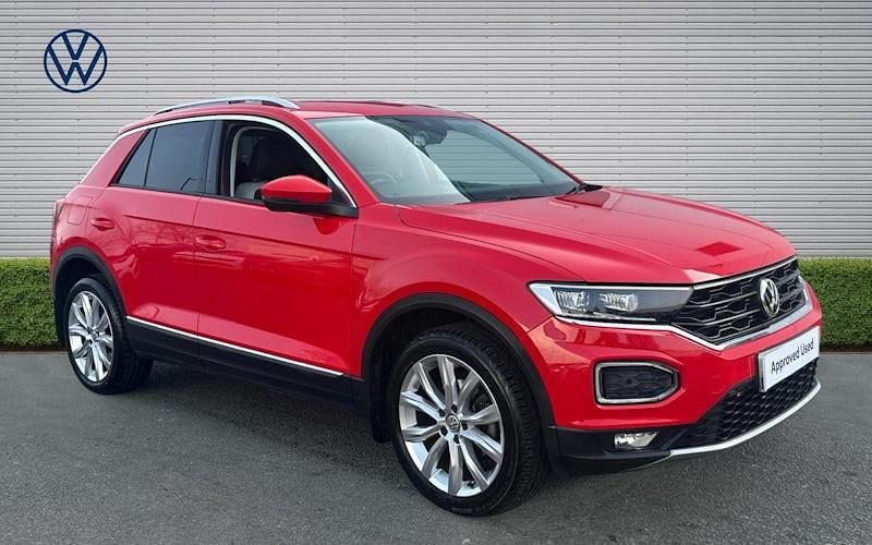 Used VW T-Roc SEL 150 HP (110 kW) 2020 Red SUV