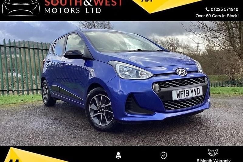 Used Hyundai i10 GO! 66 HP (48 kW) 2019 Blue Hatchback