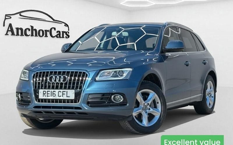 Used Audi Q5 Design 190 HP (139 kW) 2016 Blue SUV