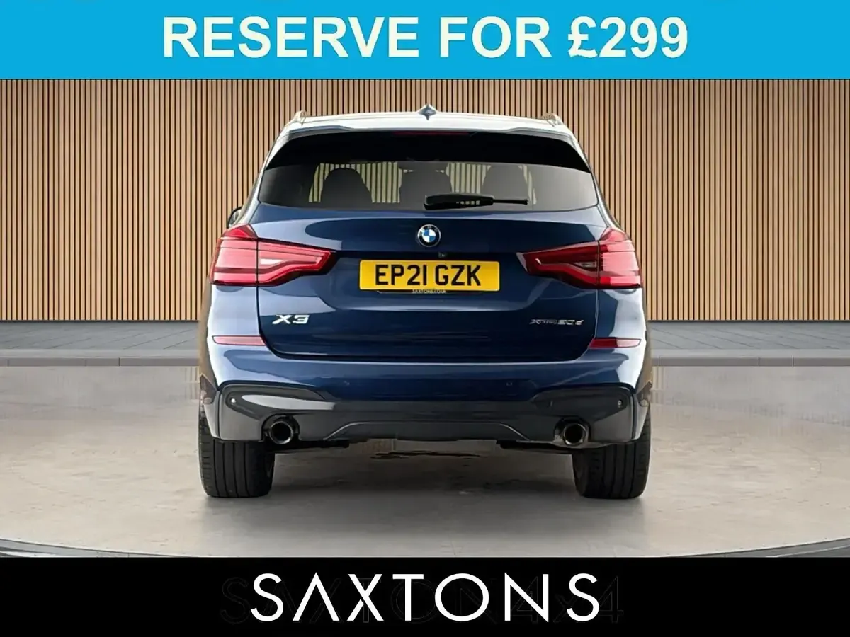 Used BMW X3 M Sport 190 HP (139 kW) 2021 Phytonic blue SUV