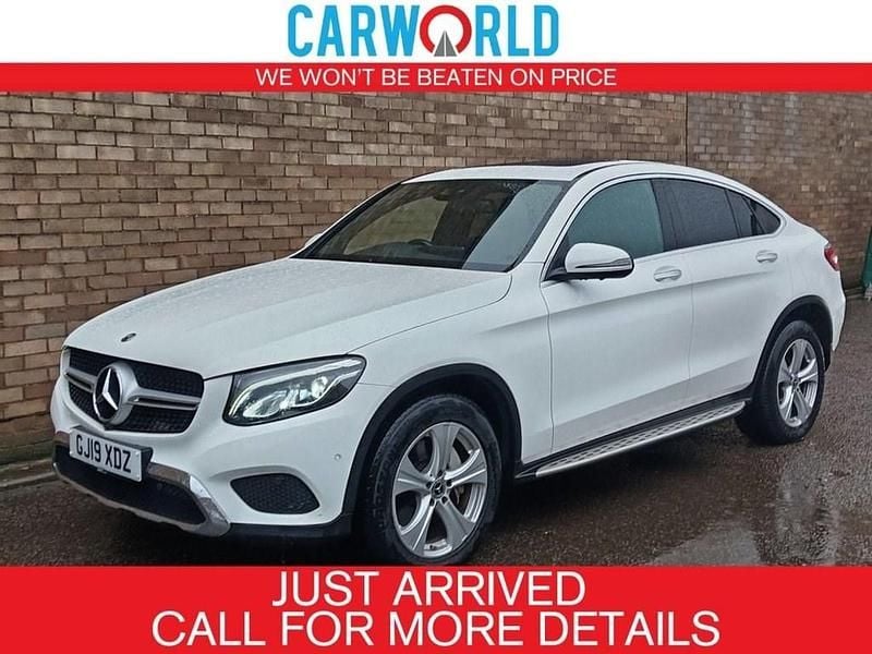 White Used 2019 Mercedes GLC220 Premium Plus Coupe | £21,700 (Super price) - Image 1/3