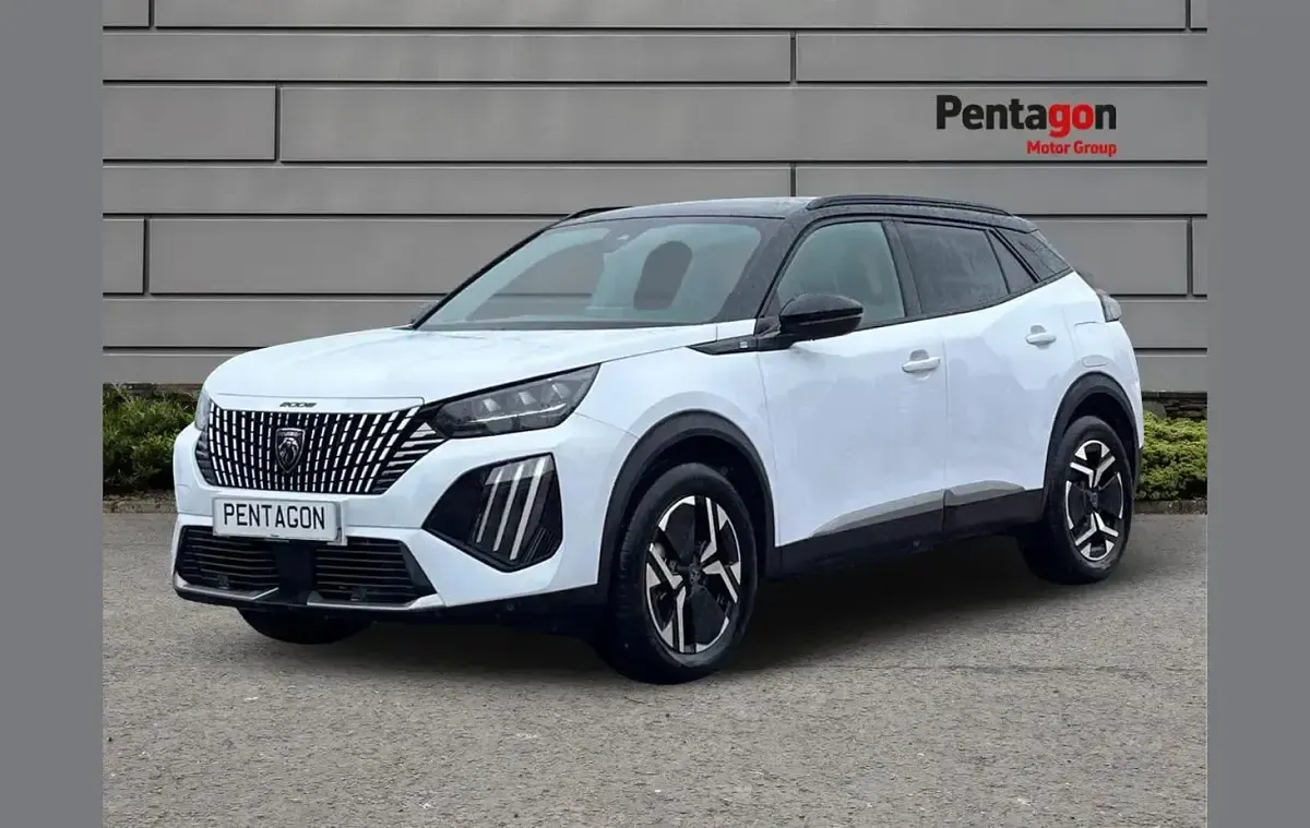 Used Peugeot e-2008 GTi 100 kW (136 HP) 2024 White SUV