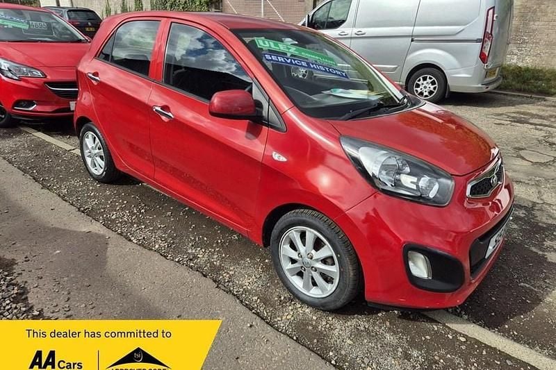 Red Used 2014 Kia Picanto 2 Hatchback | £3,295 (Good price) - Image 1/1