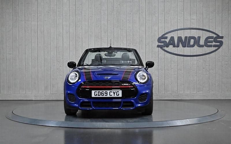 Used Mini John Cooper Works Cabriolet 231 HP (169 kW) 2018 Blue Cabriolet
