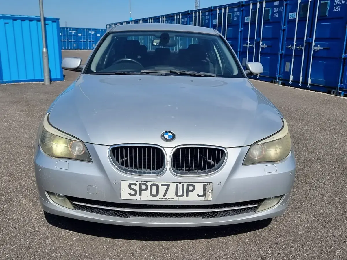 Used BMW 520 2007 Silver Sedan