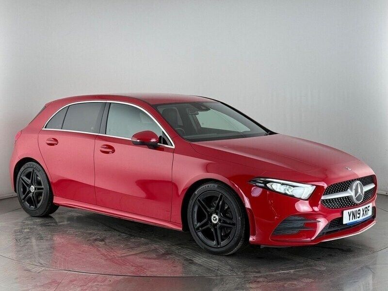 Red Used 2019 Mercedes A180 AMG line Hatchback | £12,200 (Good price) - Image 1/3