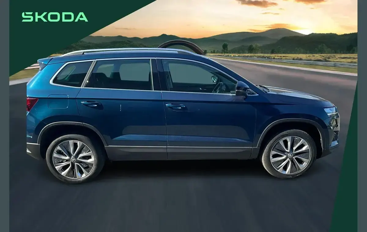 Used Skoda Karoq SE L 150 HP (110 kW) 2023 Blue SUV