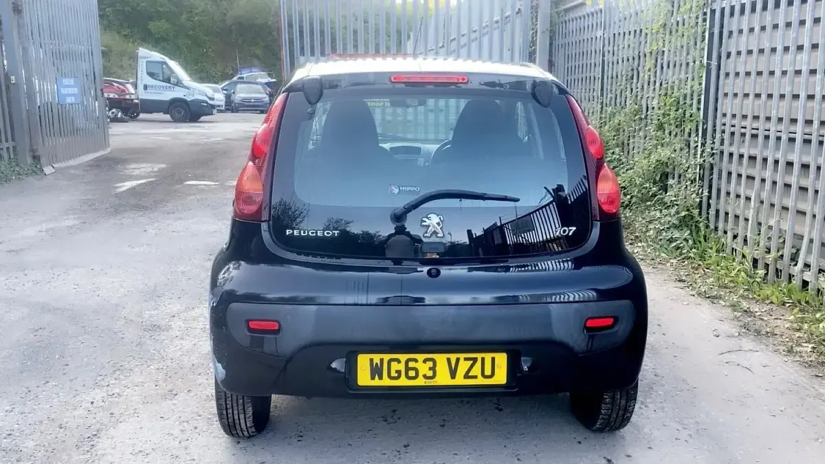 Used Peugeot 107 Active 2013 Black Hatchback