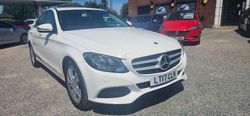 White Used 2017 Mercedes C200 Executive Sedan | £10,395 (Super price) - Image 1/4