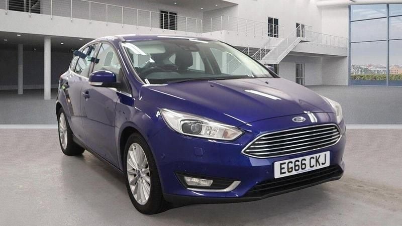 Blue Used 2017 Ford Focus Titanium X Hatchback | £6,995 (Good price) - Image 1/2
