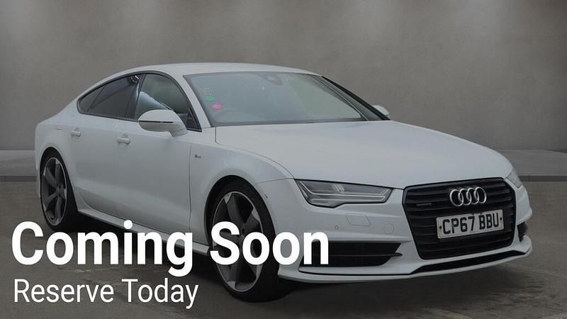 Used Audi A7 Black Edition 2017 White Hatchback