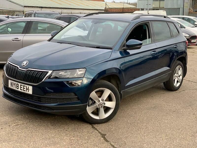 Używany Skoda Karoq SE 150 KM (110 kW) 2018 Niebieski SUV
