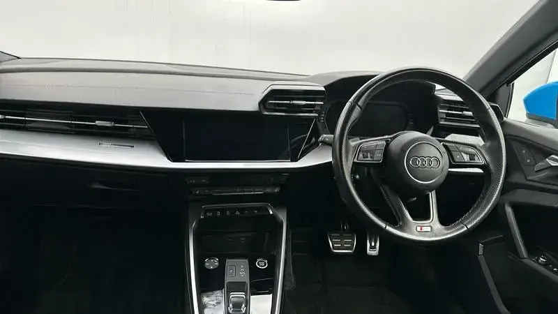 Used Audi A3 S-Line 110 HP (80 kW) 2023 Blue Sedan