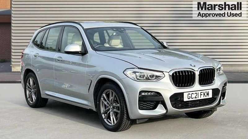Used BMW X3 M Sport 292 HP (214 kW) 2021 Silver SUV