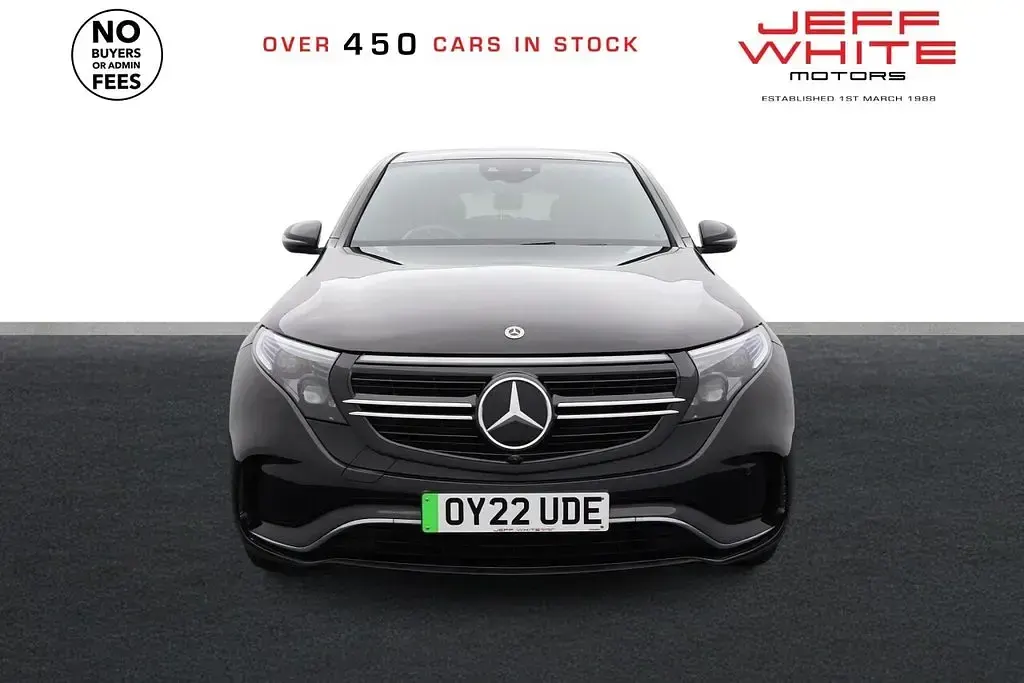 Used Mercedes EQC400 AMG line 300 kW (408 HP) 2022 Black SUV