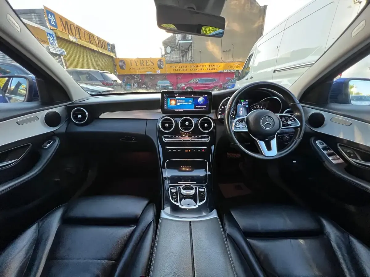 Used Mercedes C200 2020 Blue Sedan