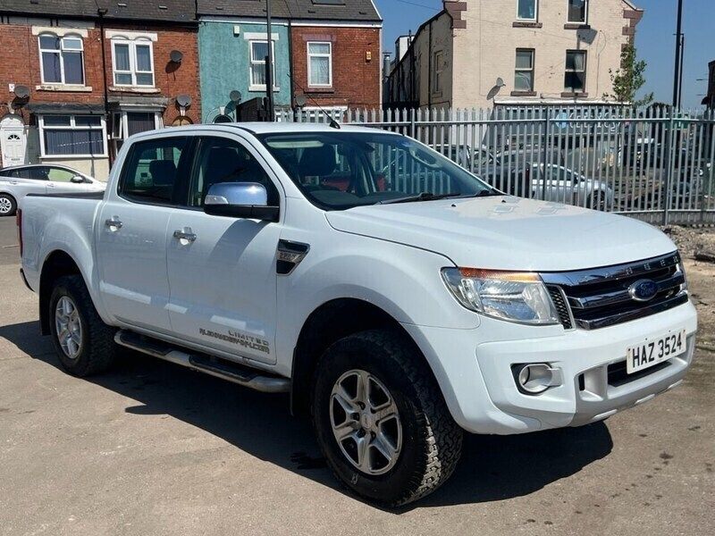 White Used 2015 Ford Ranger Limited Pickup | £8,989 (Fair price) - Image 1/4