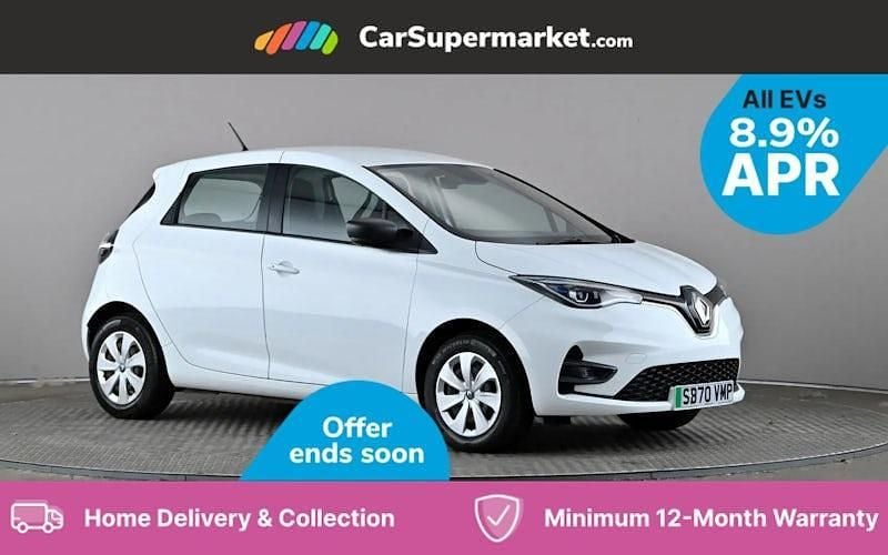 White Used 2020 Renault Zoe Play Hatchback | £8,497 (Fair price) - Image 1/3