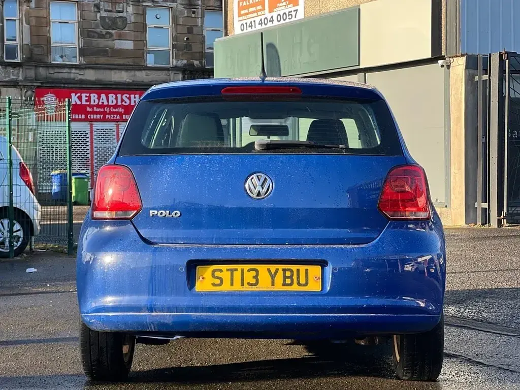 Used VW Polo Edition 60 HP (44 kW) 2013 Blue Hatchback