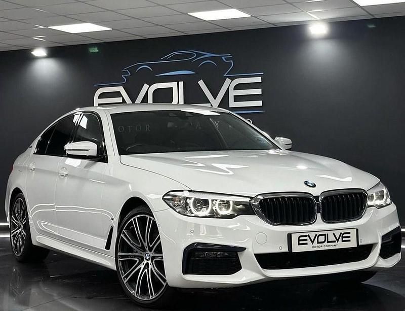 White Used 2018 BMW 530e M Sport Sedan | £16,895 (Fair price) - Image 1/4