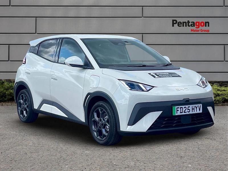 Apricity white Used 2025 BYD Dolphin Comfort Hatchback | £18,995 (Fair price) - Image 1/4