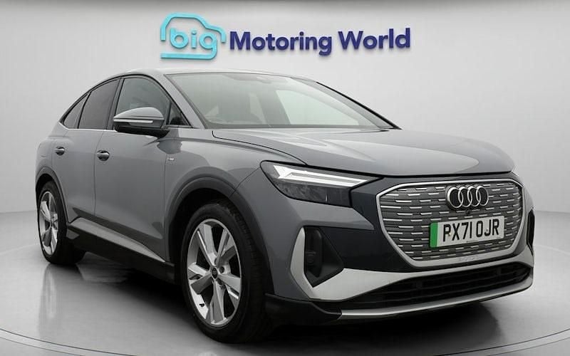 Used Audi Q4 Sportback e-tron S-Line 125 kW (170 HP) 2022 Grey SUV