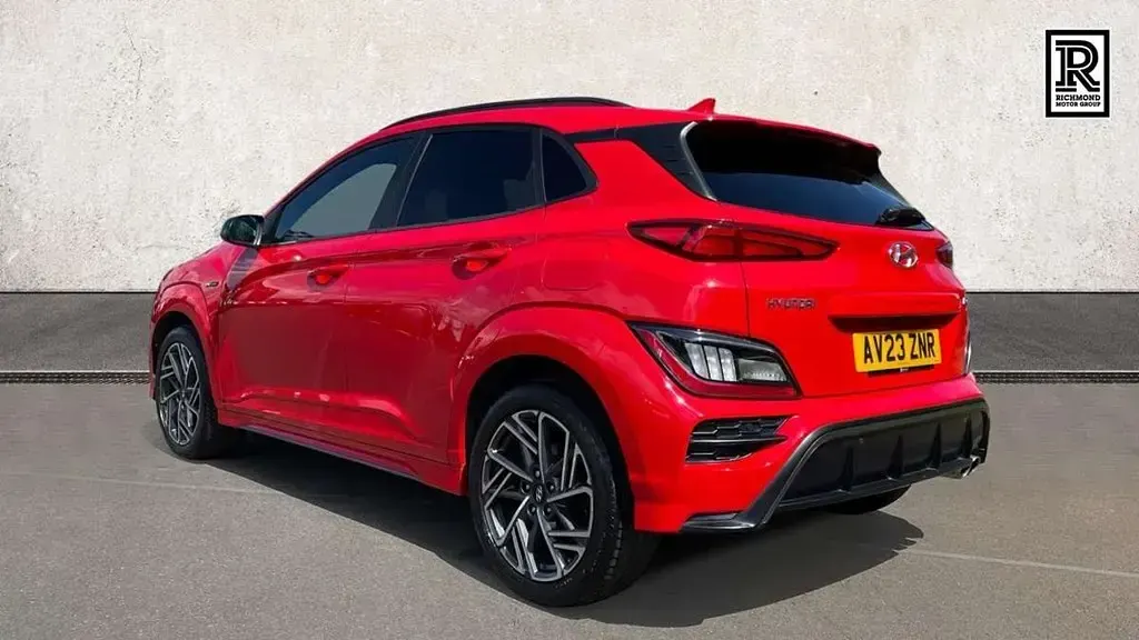 Used Hyundai Kona N Line 120 HP (88 kW) 2023 Red SUV