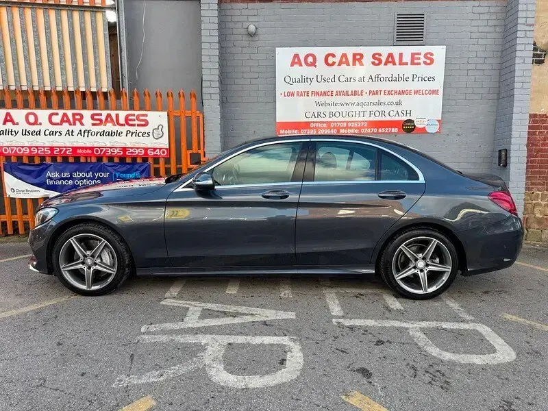 Used Mercedes C250 AMG line 204 HP (150 kW) 2014 Grey Sedan
