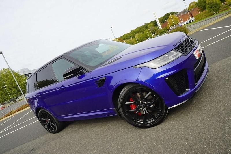 Used Land Rover Range Rover Sport SVR 575 HP (422 kW) 2021 Blue SUV