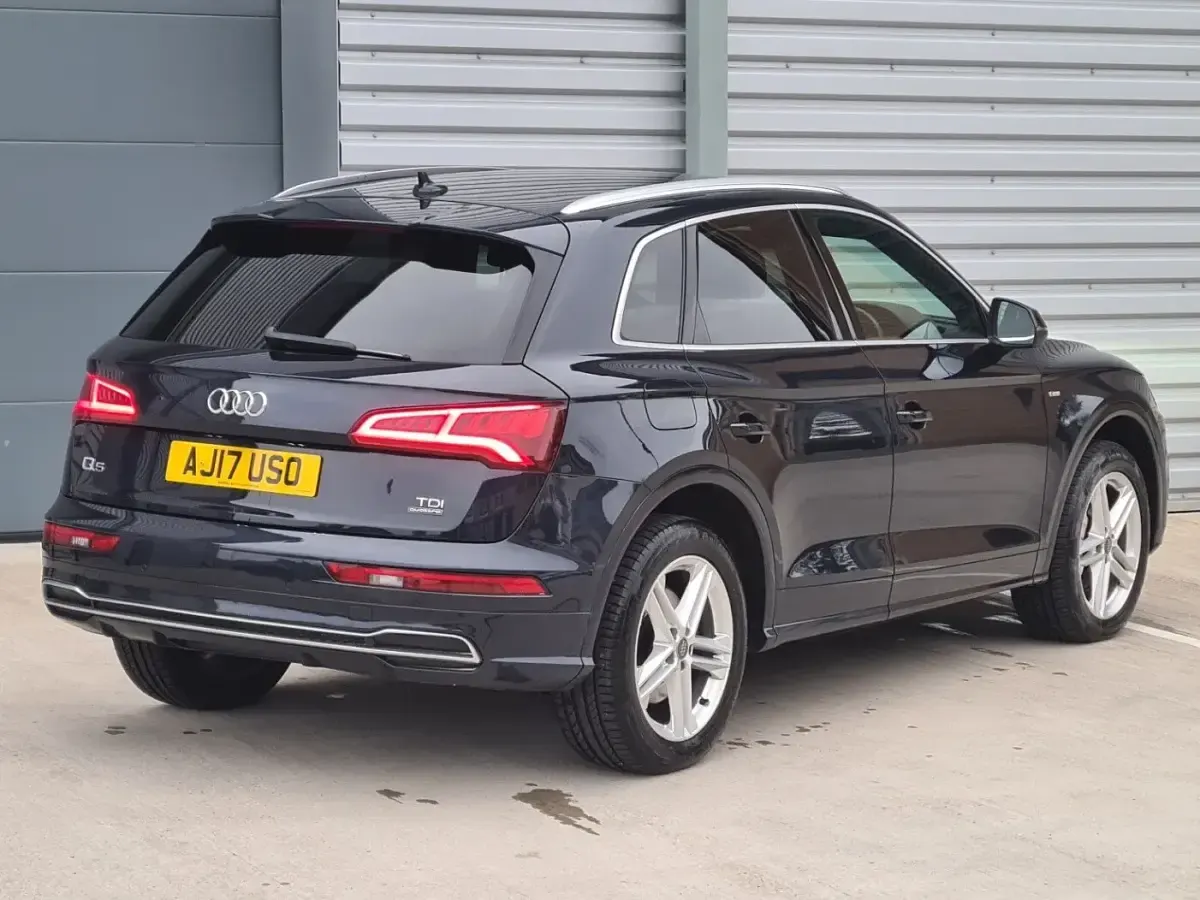 Used Audi Q5 S-Line 190 HP (139 kW) 2017 Blue SUV