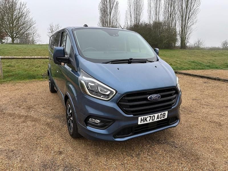 Used Ford Transit Custom Sport 185 HP (136 kW) 2020 Blue Van