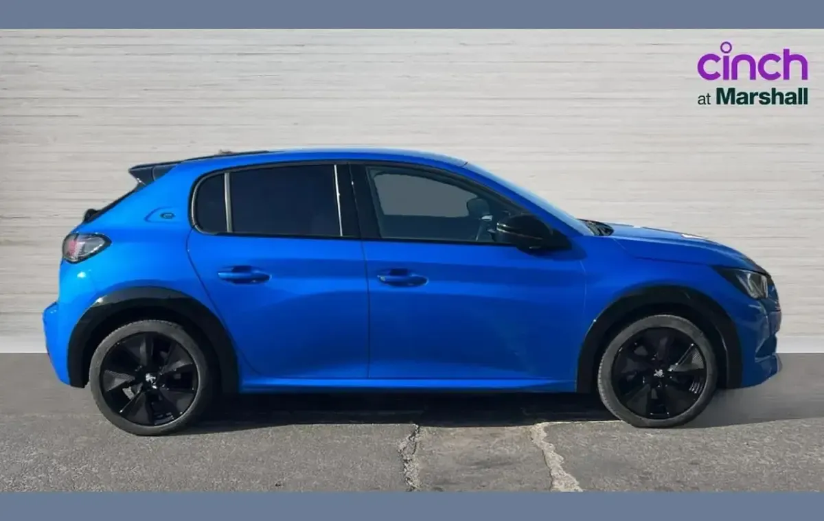 Used Peugeot e-208 GTi 100 kW (136 HP) 2020 Blue Hatchback