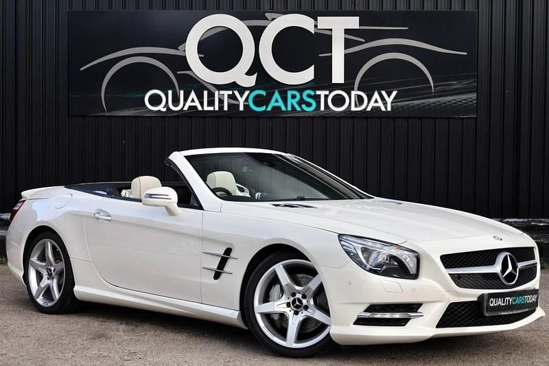 White Used 2014 Mercedes SL400 AMG Cabriolet | £20,995 - Image 1/4