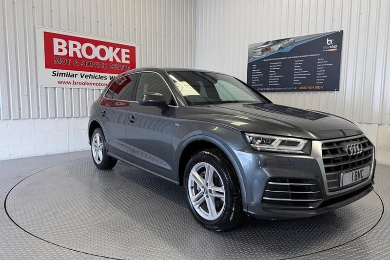 Used Audi Q5 S-Line 190 HP (139 kW) 2018 Grey SUV