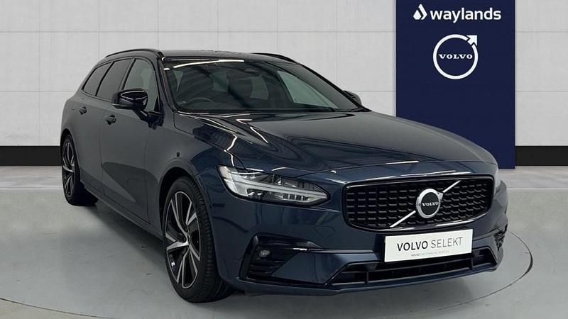 Blue Used 2022 Volvo V90 R-Design Estate | £26,801 (Good price) - Image 1/4