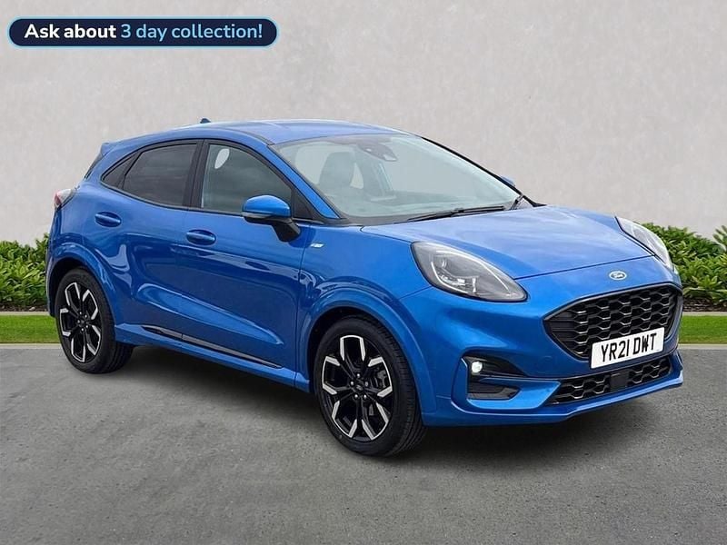 Blue Used 2021 Ford Puma ST-Line X Hatchback | £14,250 (Fair price) - Image 1/4