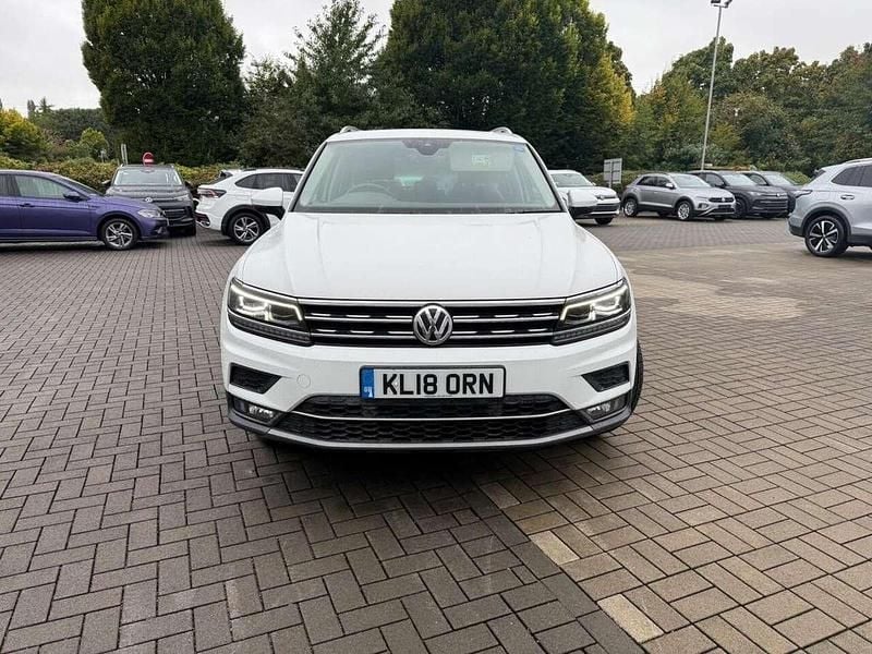 White Used 2018 VW Tiguan SEL SUV | £20,895 (A bit pricey) - Image 1/4