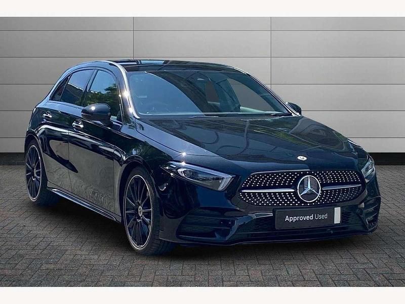 Cosmos black Used 2023 Mercedes A200 AMG Line Premium Plus Hatchback | £28,450 - Image 1/4