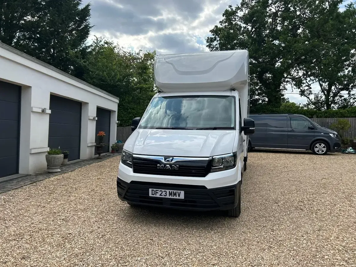 Used MAN TGE 140 HP (102 kW) 2023 White Van