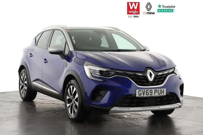 Blue/grey Used 2019 Renault Captur Iconic SUV | £13,299 (Fair price) - Image 1/3