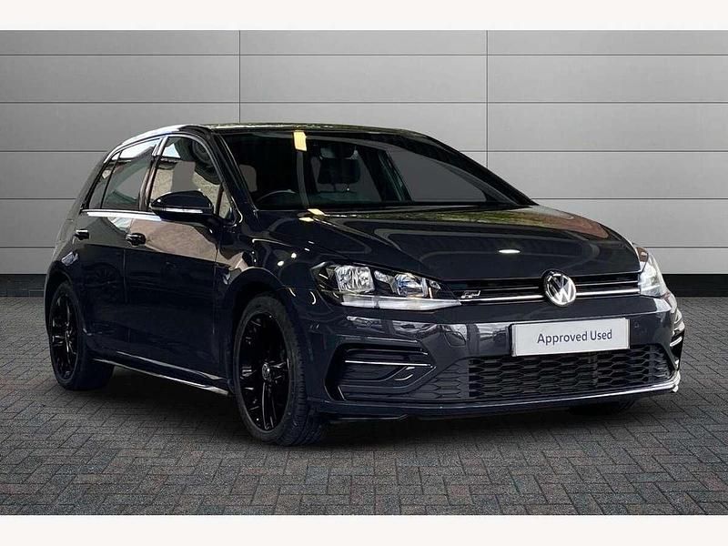 Grey Used 2019 VW Golf VII R-line Hatchback | £17,499 (Fair price) - Image 1/4