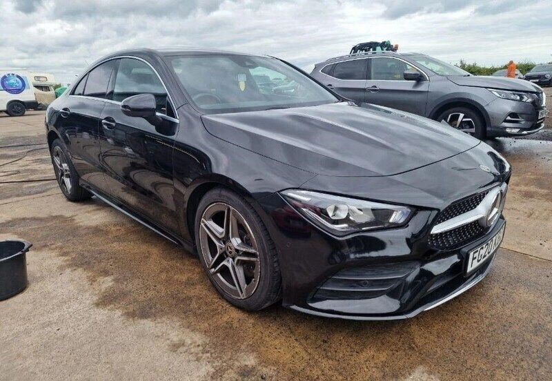 Black Used 2020 Mercedes CLA200 AMG line Coupe | £17,995 (Good price) - Image 1/4