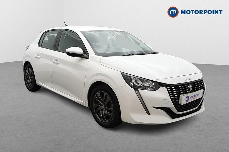 White Used 2021 Peugeot 208 Active Premium Hatchback | £12,049 (Fair price) - Image 1/4