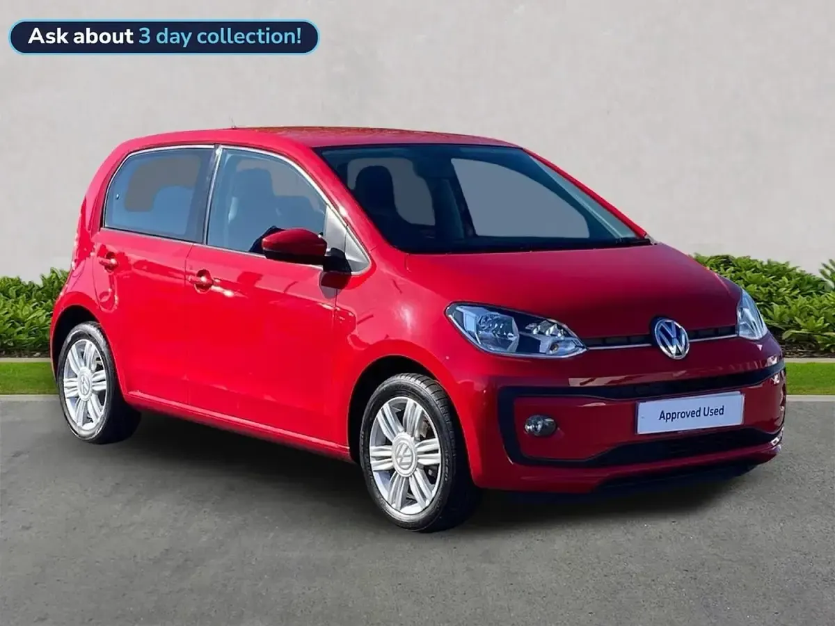 Usado VW up! high up! 75 HP (55 kW) 2018 Vermelho Citadino