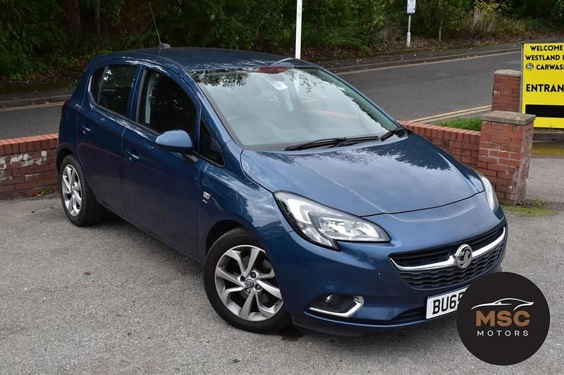 Blue Used 2015 Vauxhall Corsa SRi Hatchback | £5,495 (Fair price) - Image 1/4