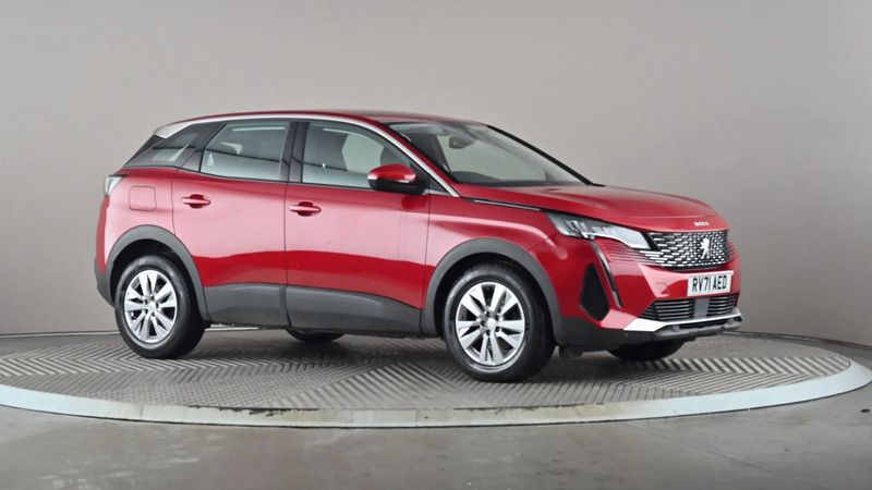 Red Used 2021 Peugeot 3008 Active Premium Hatchback | £13,998 (Fair price) - Image 1/4
