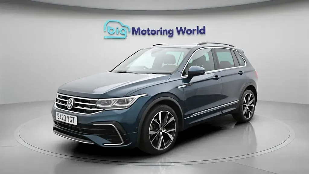 Used VW Tiguan R-line 150 HP (110 kW) 2023 Blue SUV