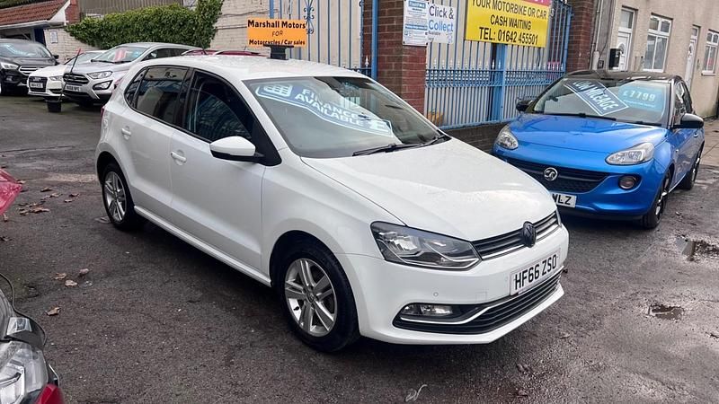 White Used 2016 VW Polo Match Hatchback | £7,999 (A bit pricey) - Image 1/4
