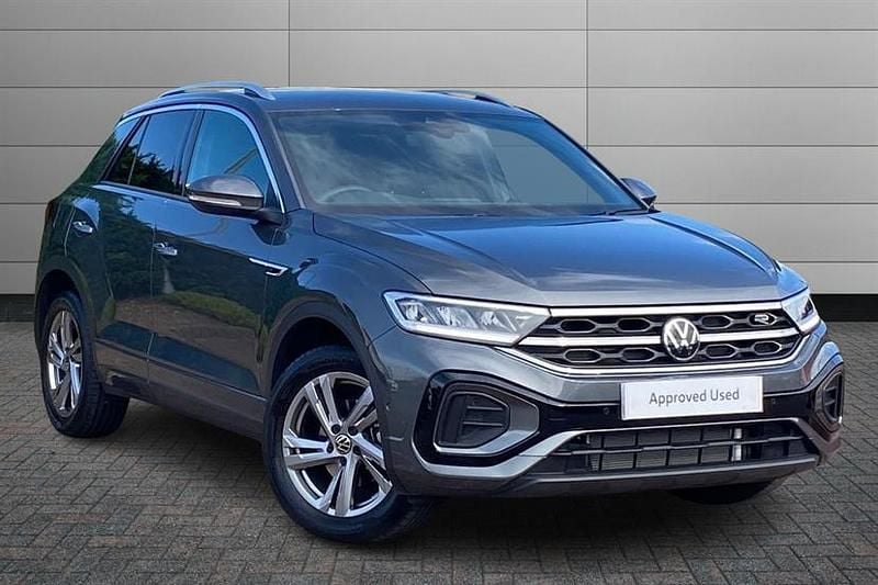 Indium grey Used 2025 VW T-Roc R-line SUV | £26,491 (Fair price) - Image 1/3