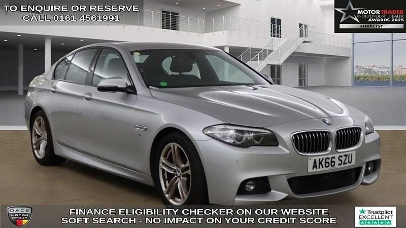 Silver Used 2016 BMW 520 M Sport Sedan | £12,440 (Fair price) - Image 1/4